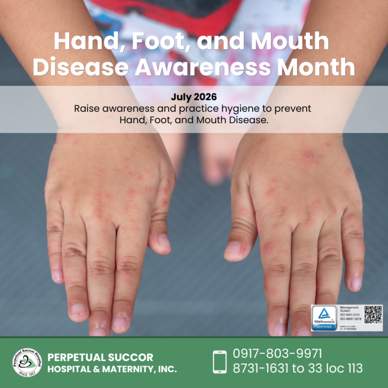HAND, FOOT AND MOUTH DISEASE AWARENESS MONTH