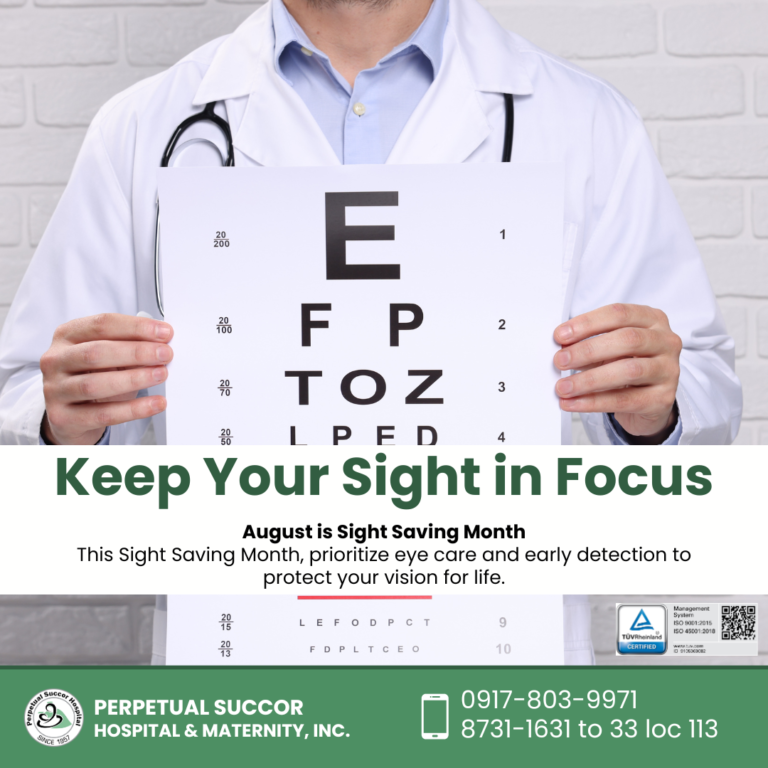 SIGHT SAVING MONTH